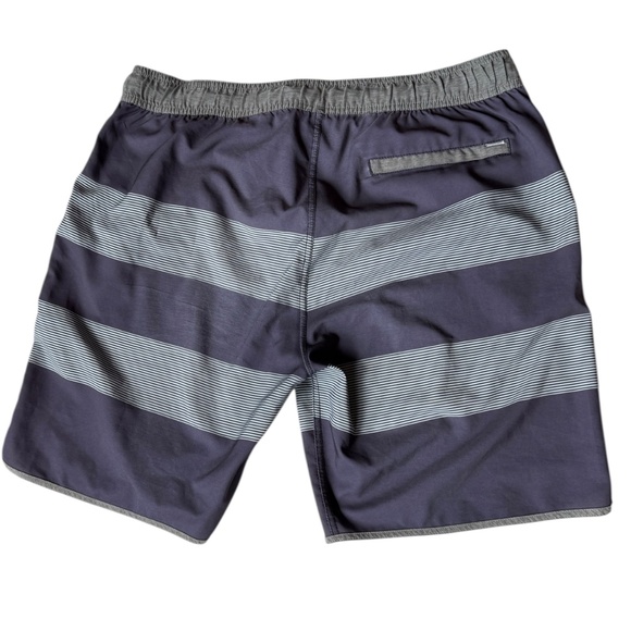 Vuori Grey Stripe Swim Active Shorts - Picture 5 of 6